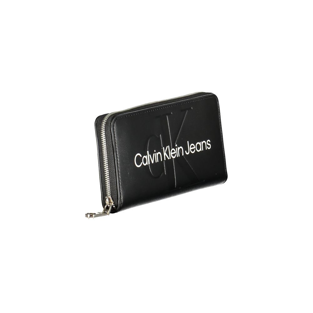 Calvin Klein Schwarzes Polyethylen Portemonnaie für Frauen